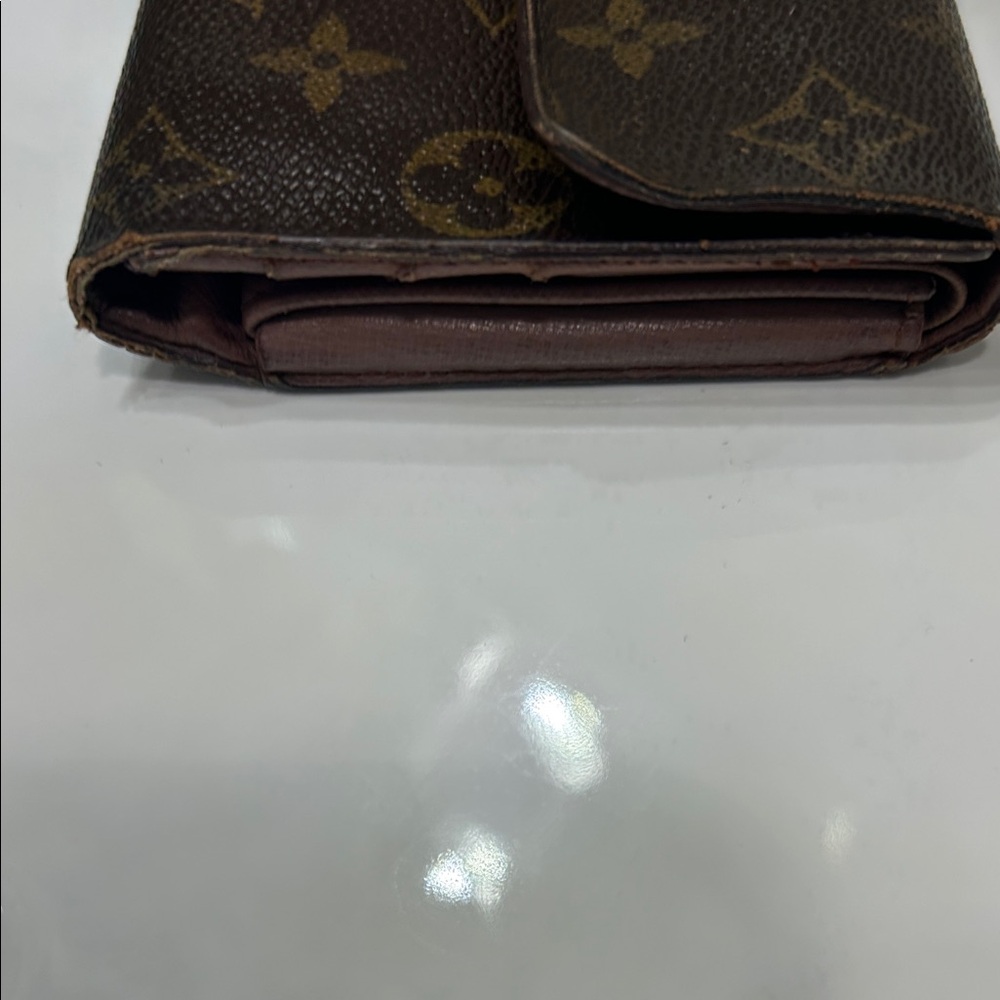 Louis Vuitton Authentic Dark Brown Monogram Porte Tresor long Wallet - Picture 3 of 11